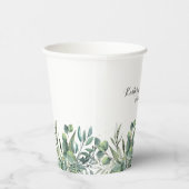 Gobelets En Papier Mariage Eucalyptus Garden (Droite)