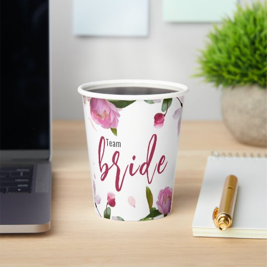Gobelets En Papier Mariage Fleurie Multi Shower (Insitu)