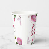 Gobelets En Papier Mariage Fleurie Multi Shower (Droite)
