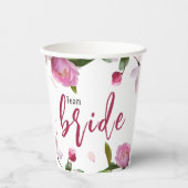Gobelets En Papier Mariage Fleurie Multi Shower (Recto)
