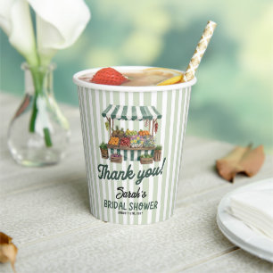 Gobelets En Papier Mariage Green Fresh Off The Market