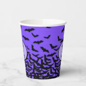 Gobelets En Papier Mariage Halloween Personnaliser les noms Voler hor (Gauche)