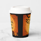 Gobelets En Papier Mariage Halloween Personnaliser Noms Chaud Froid (Gauche)