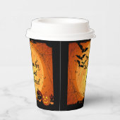 Gobelets En Papier Mariage Halloween Personnaliser Noms Chaud Froid (Droite)