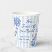 Gobelets En Papier Mariage Handrawn Fresh Off the Marché (Recto)