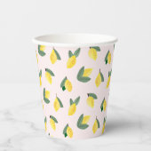 Gobelets En Papier Mariage Italien au Citron (Recto)