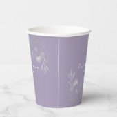 Gobelets En Papier Mariage Lavande (Droite)