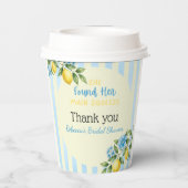 Gobelets En Papier Mariage Lemon Blue Main Squeeze (Verso)
