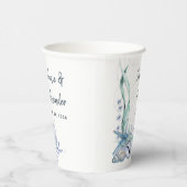 Gobelets En Papier Mariage moderne Beach Seashells (Droite)