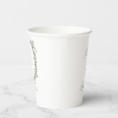 Gobelets En Papier Mariage moderne Toast Custom Réception Bar Monogra (Droite)