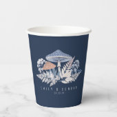 Gobelets En Papier Mariage Motif sauvage et capricieux ID1110 (Verso)