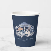 Gobelets En Papier Mariage Motif sauvage et capricieux ID1110 (Recto)