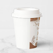 Gobelets En Papier Mariage personnalisé Elégant café design professio (Droite)