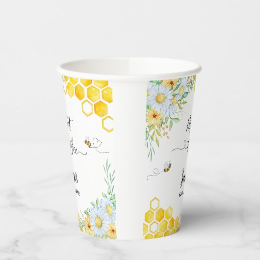 Gobelets En Papier Mariage prévu pour l'abeille (Gauche)