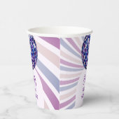 Gobelets En Papier Mariage Retro Groovy Disco (Droite)