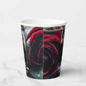 Gobelets En Papier Mariage Rose gothique (Droite)