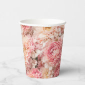 Gobelets En Papier Marie Antoinette Floral (Droite)