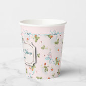 Gobelets En Papier Marie Antoinette Petite fraise 8 oz Coupe papier (Gauche)