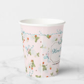 Gobelets En Papier Marie Antoinette Petite Fraise 8 oz Tasse en papie (Droite)