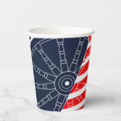 Gobelets En Papier Marine américaine (Verso)