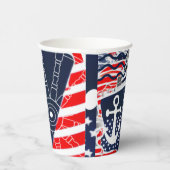 Gobelets En Papier Marine américaine (Droite)