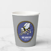 Gobelets En Papier Marine américaine | Photos (Verso)