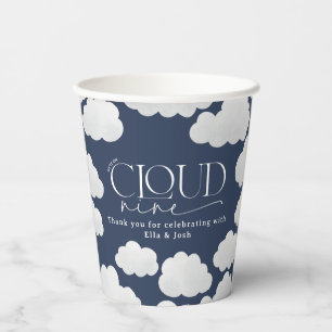 Gobelets En Papier Marine Blue nuage neuf douche moderne design