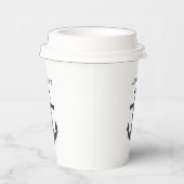 Gobelets En Papier Marine turquoise bleu ancre marine design personna (Droite)