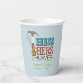 Gobelets En Papier Marteau Whisk Handy Couple Douche (Verso)