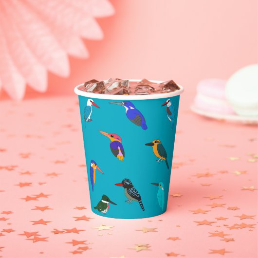 Gobelets En Papier Martin-pêcheurs (Insitu)