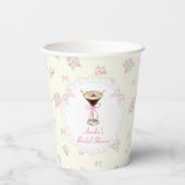 Gobelets en papier Martini Coquette Bow pour enter (Verso)
