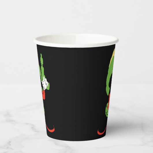 Gobelets En Papier MARVIN MARTIAN™ Silhouette avec Raygun (Gauche)