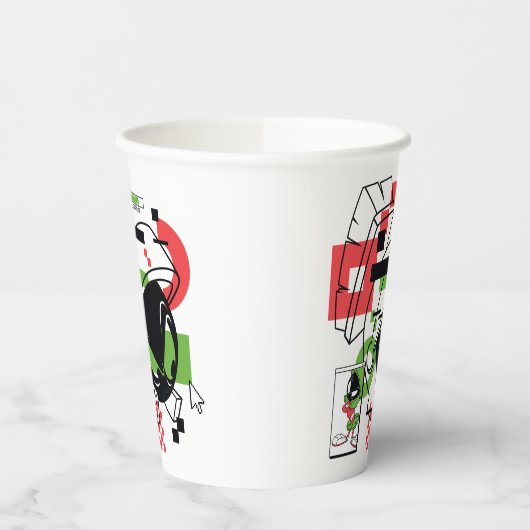 Gobelets En Papier MARVIN THE MARTIAN™ Glitch (Gauche)