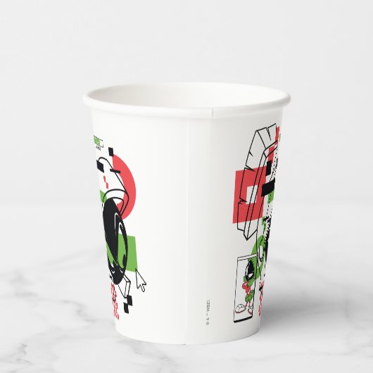Gobelets En Papier MARVIN THE MARTIAN™ Glitch (Droite)