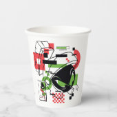 Gobelets En Papier MARVIN THE MARTIAN™ Glitch (Recto)