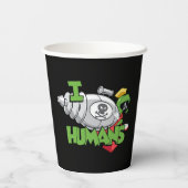 Gobelets En Papier MARVIN THE MARTIAN™ I Laser Humains (Verso)