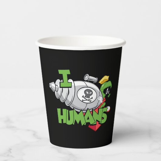 Gobelets En Papier MARVIN THE MARTIAN™ I Laser Humains (Verso)