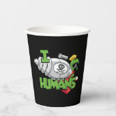 Gobelets En Papier MARVIN THE MARTIAN™ I Laser Humains (Recto)