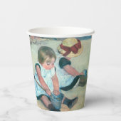 Gobelets En Papier Mary Cassatt - Enfants jouant sur la plage (Verso)