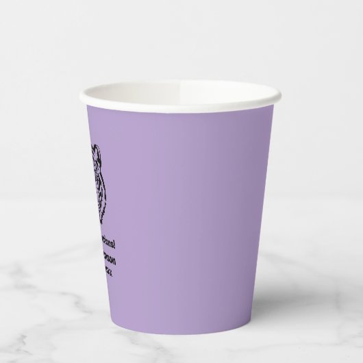 Gobelets En Papier Mascotte tigre Thème Graduation Papier Coupes Réun (Gauche)