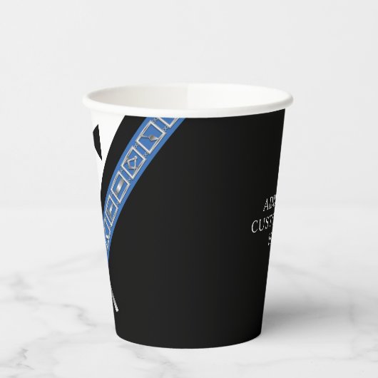 Gobelets En Papier Masonic Masters Jewel Tux Modèle Freemason Party (Gauche)