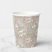 Gobelets En Papier Masquerade Quinceanera perles Masques Rose Gold ID (Droite)