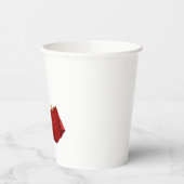 Gobelets En Papier Matador with Red Cape Spanish Bullfighter (Gauche)