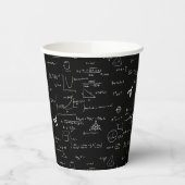 Gobelets En Papier Math noir blanc (Gauche)