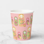 Gobelets En Papier Matryoshka (Gauche)