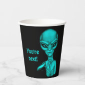 Gobelets En Papier Mauvais Alien, Tu es le prochain ! (Recto)