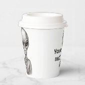Gobelets En Papier Mauvais Alien, Tu es le prochain ! (Droite)
