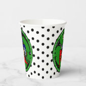 Gobelets En Papier Maxfield Parrish-y Elf de Noël (Gauche)