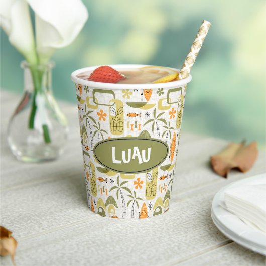Gobelets En Papier MCM Hawaiian Village (Insitu)