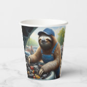 Gobelets En Papier Mécanique de fentes (Verso)